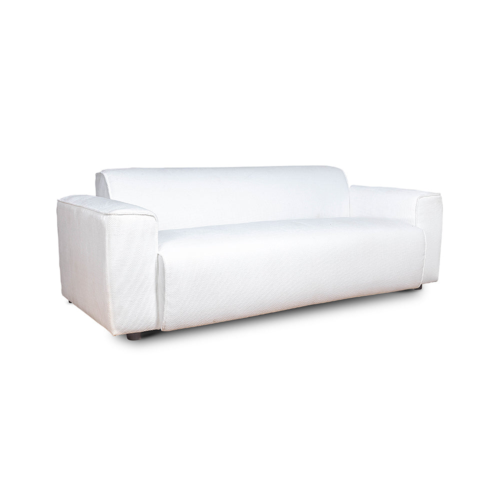 Starlight Sparkle 3 Seater Sofa - White