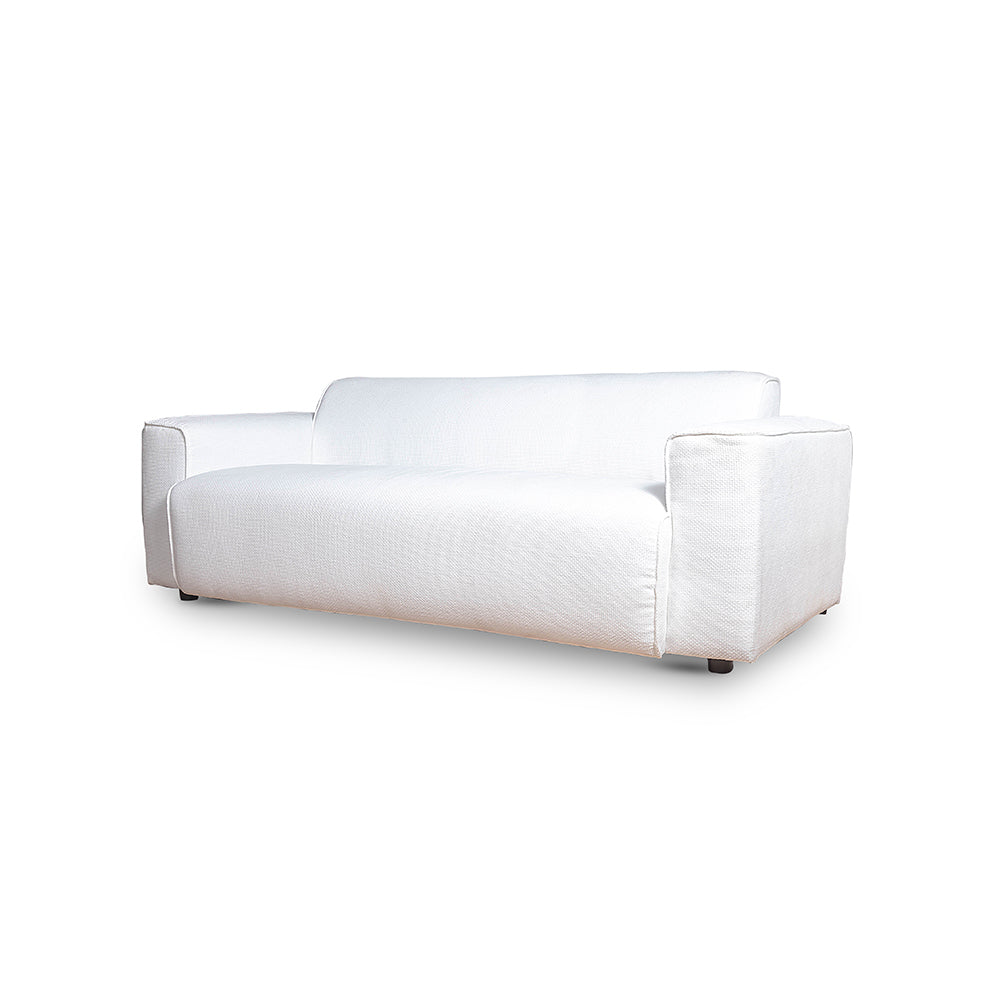 Starlight Sparkle 3 Seater Sofa - White