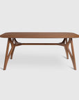 Olivia Judd 6 Seater Dining Table - Dark Walnut