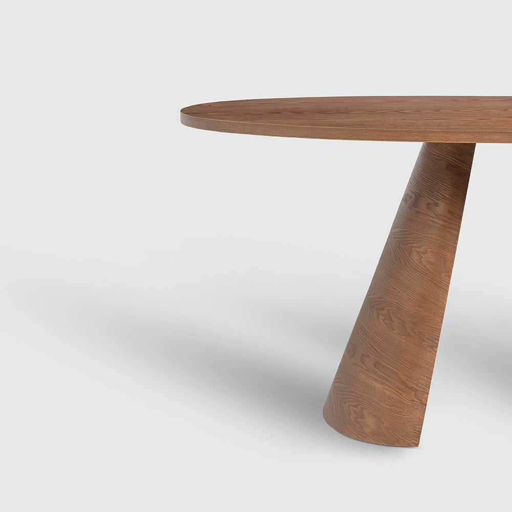 Andrew Hughes 6 Seater Dining Table - Dark Walnut