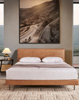 Sable Leather Bed