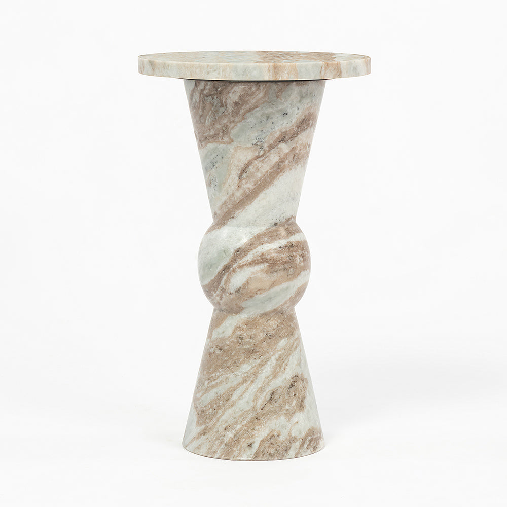 Sawar Marble Keine Accent Table