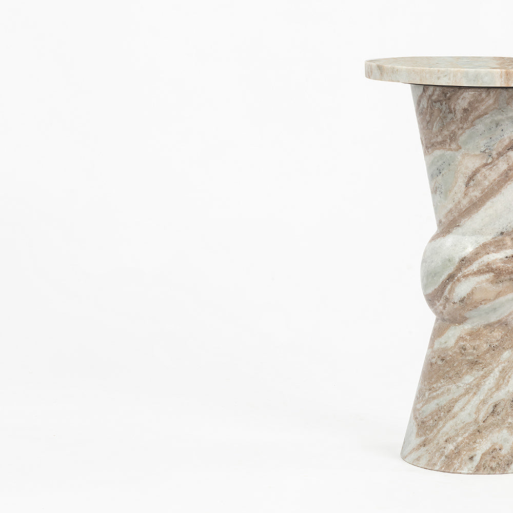 Sawar Marble Keine Accent Table