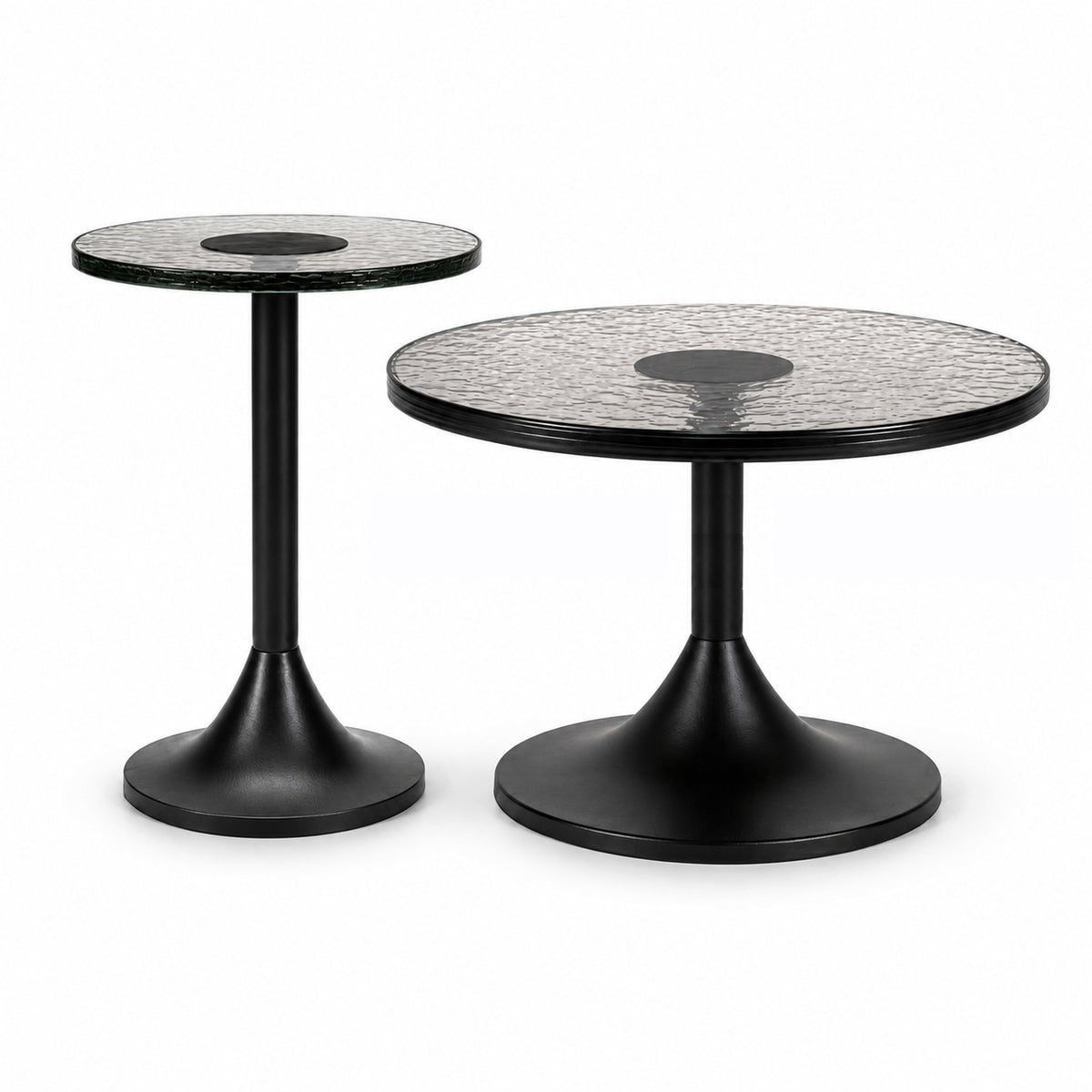 Yemi Aluminum Coffee Table Set of 2