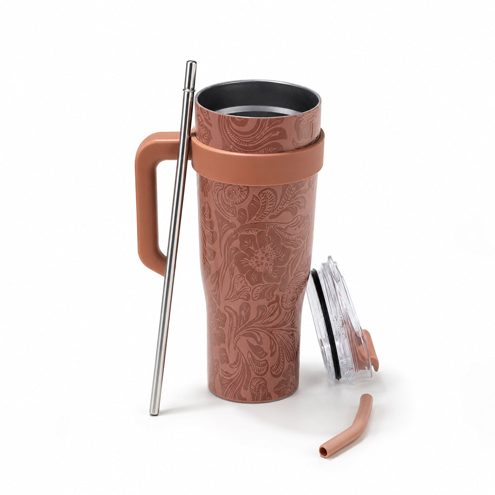 Wide Wyoming Tumbler In Brown