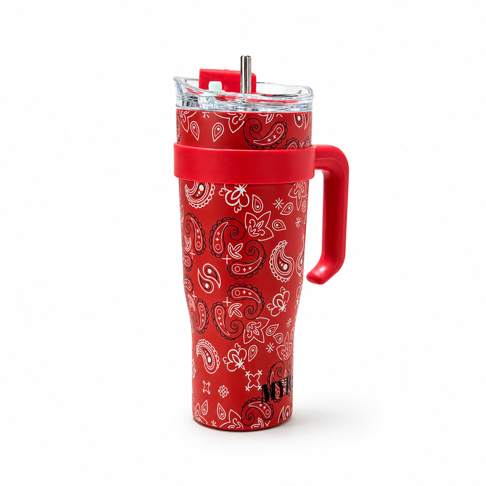 Wide Wyoming Tumbler In Red