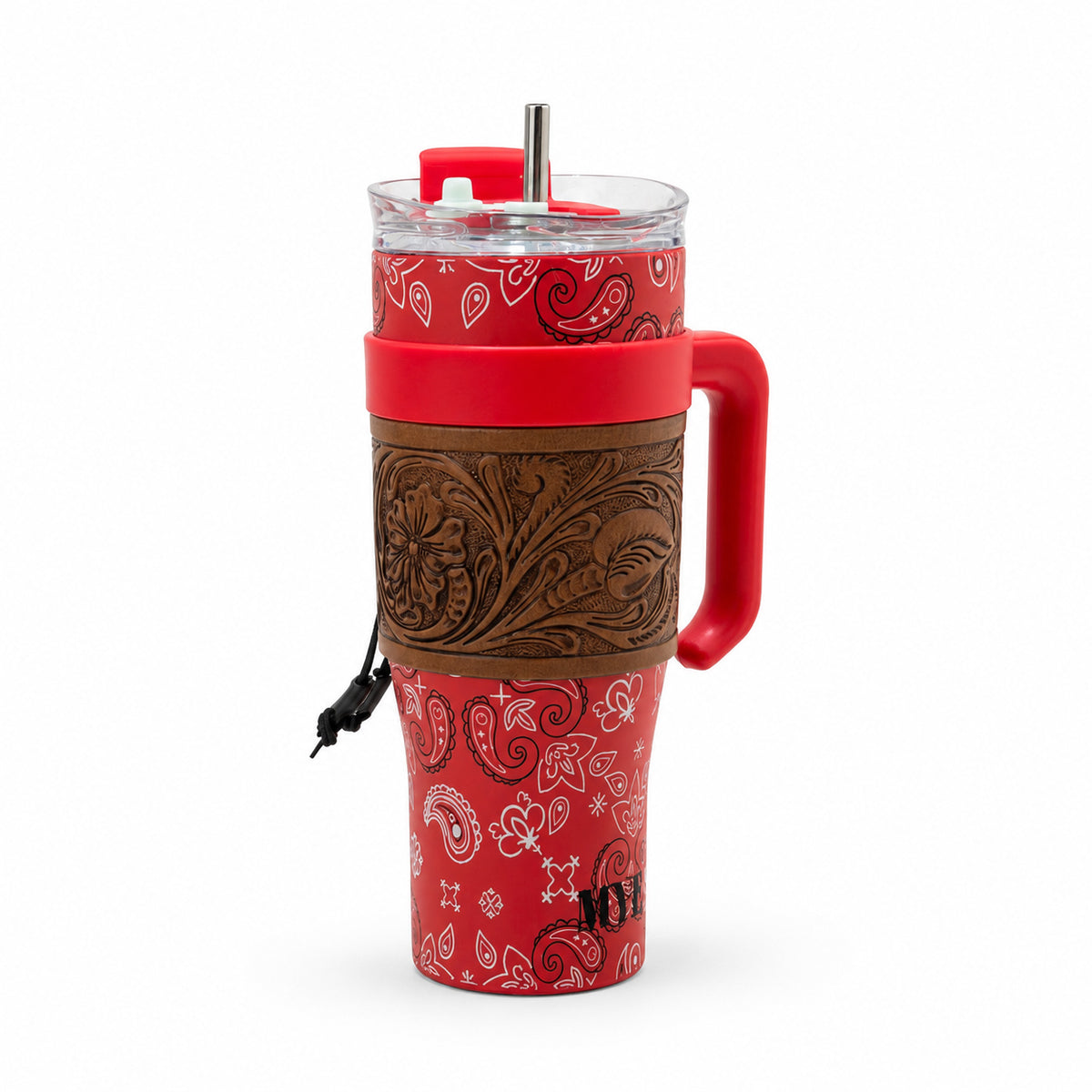 Wide Wyoming Tumbler In Red