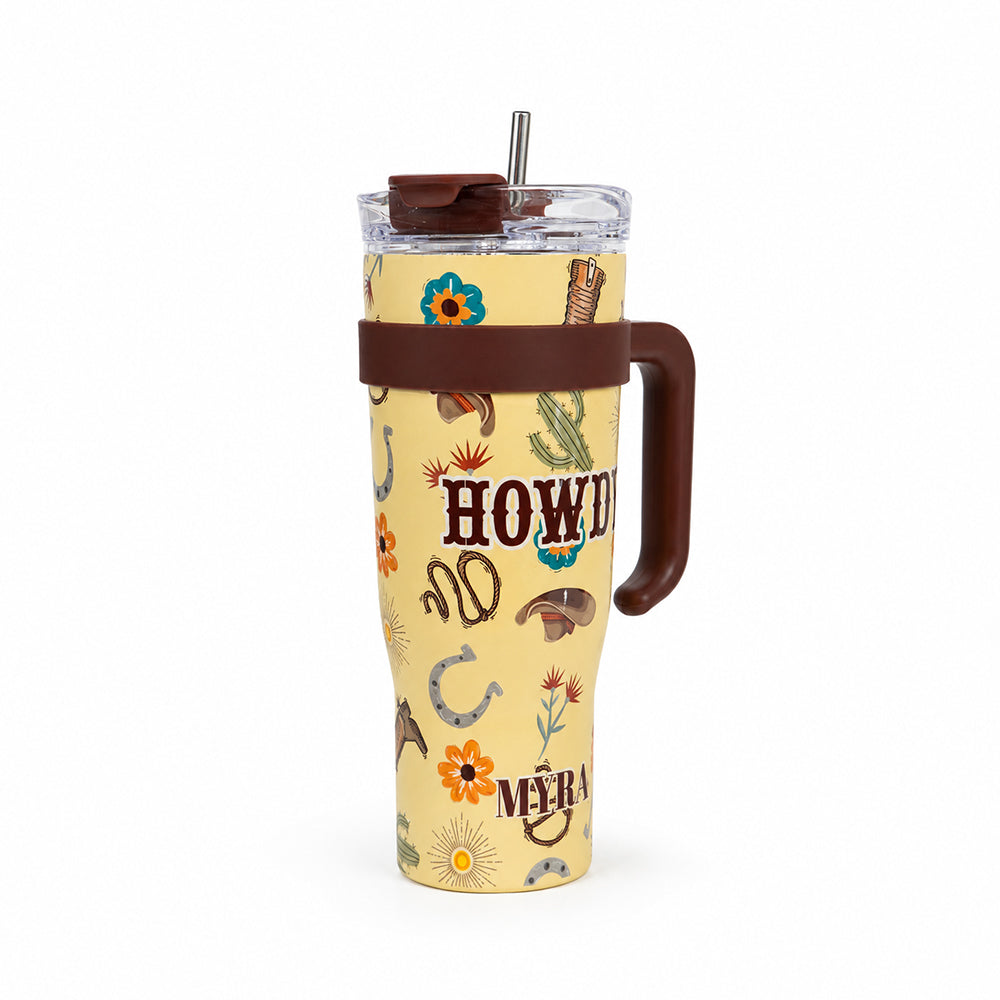 Wide Wyoming Tumbler In Yellow