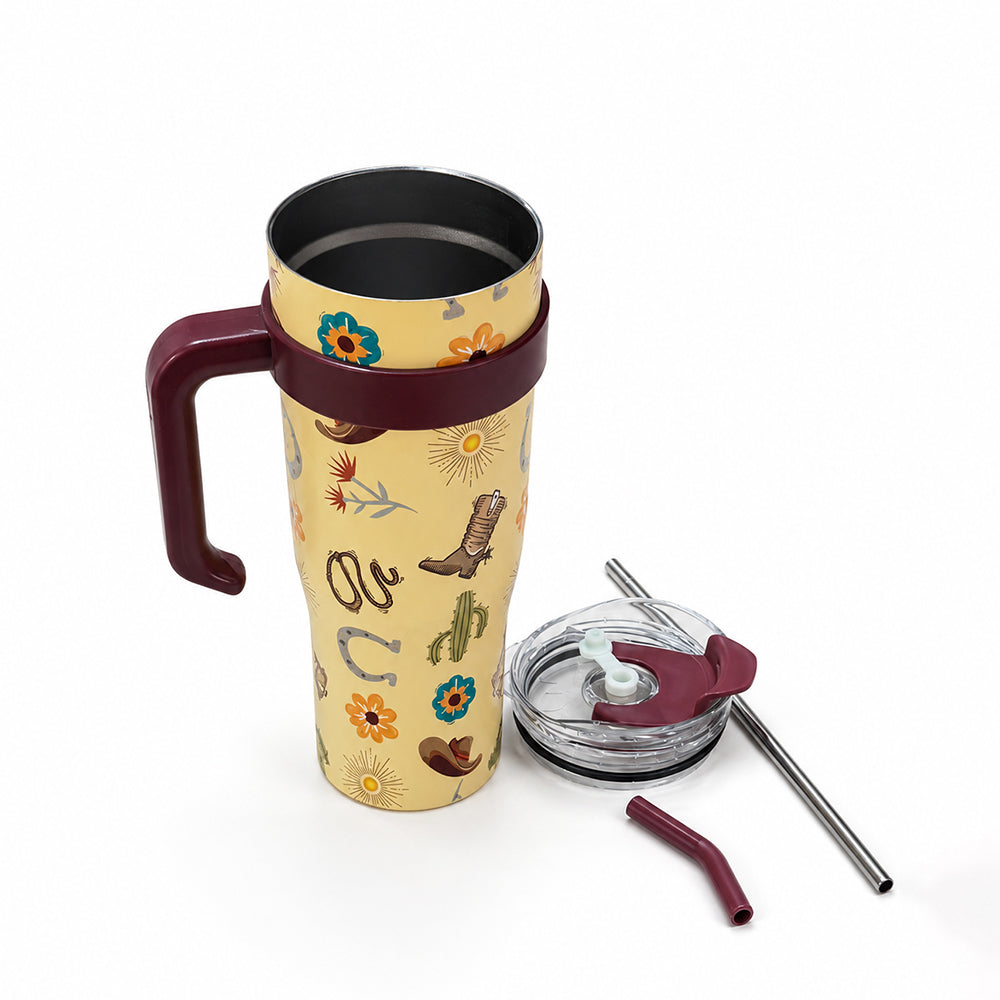 Wide Wyoming Tumbler In Yellow