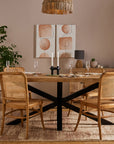 Avrelle Jewel 6 Seater Dining Table - Limewash