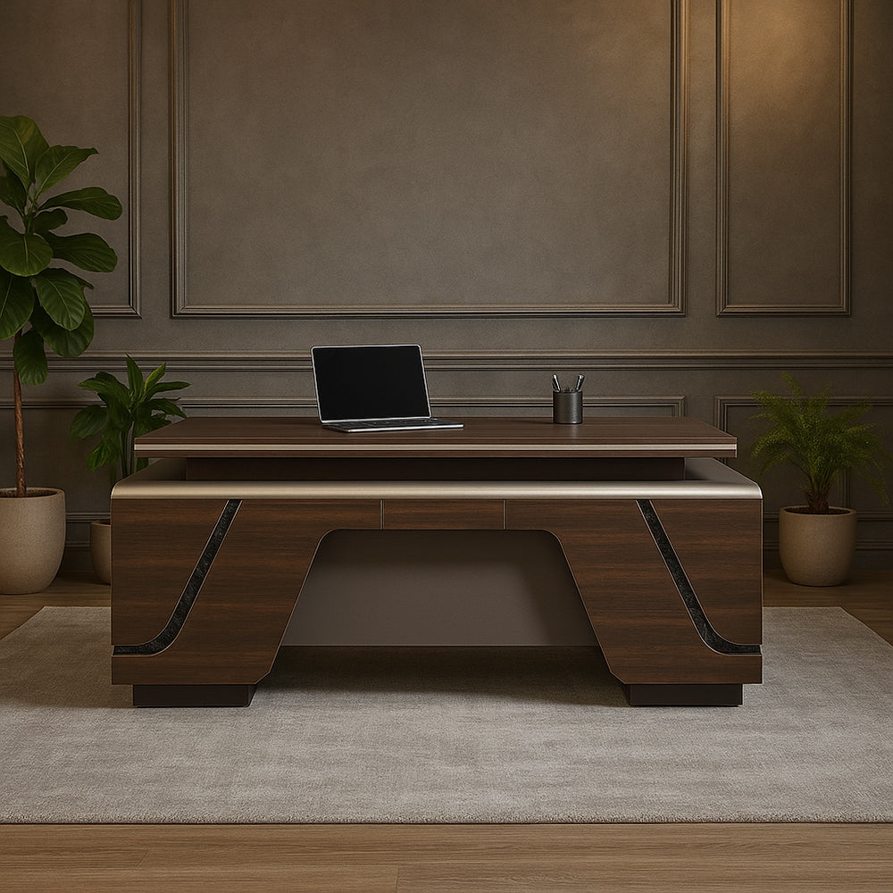 Ethan Stone Office Table - Small Big