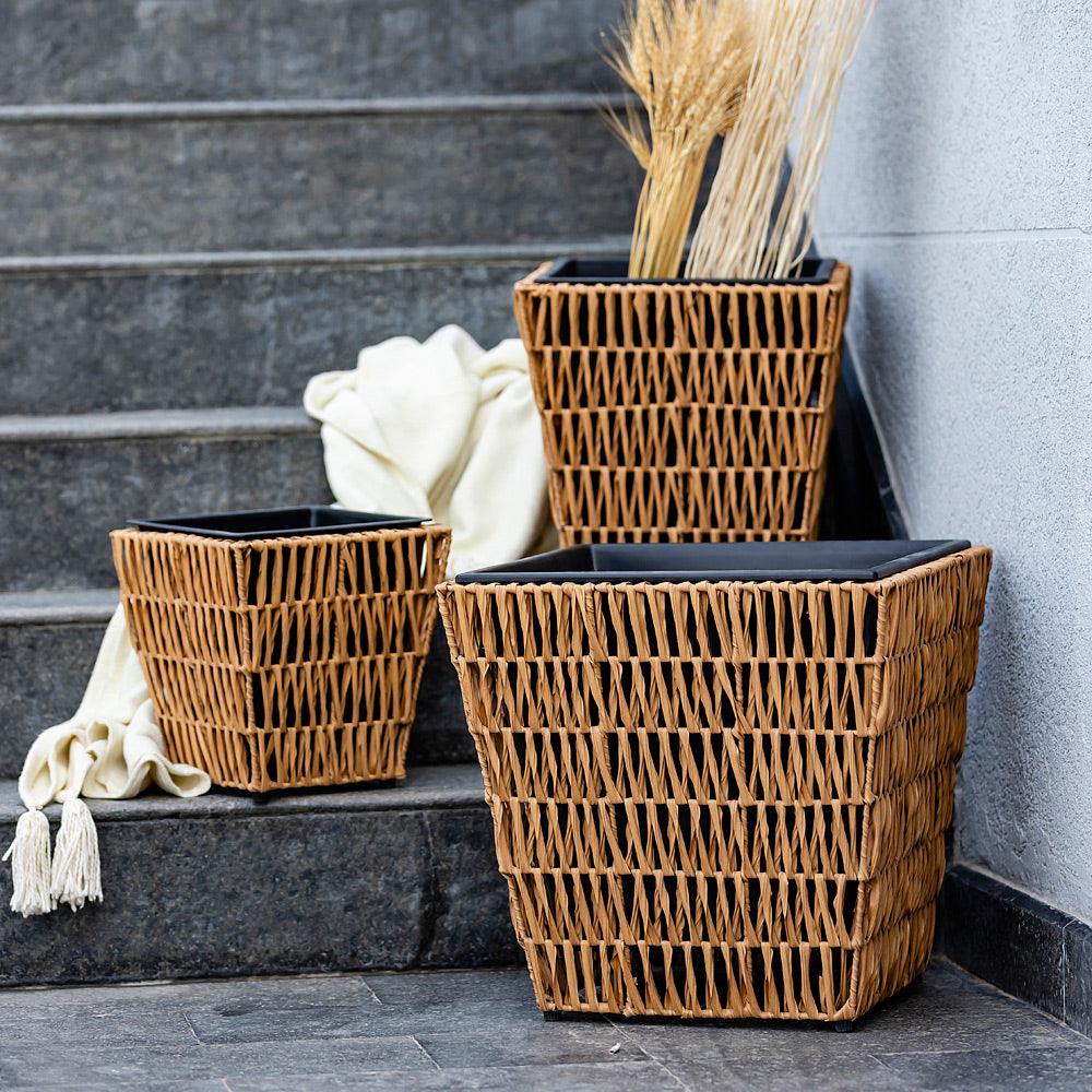 Meadow Bloom Planter Set Of 3 Pcs (7869611868350)