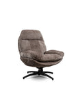 Hoopie Velvet Chair with ottoman