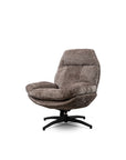 Hoopie Velvet Chair with ottoman