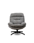Allman Boucle Chair with ottoman
