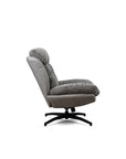Allman Boucle Chair with ottoman