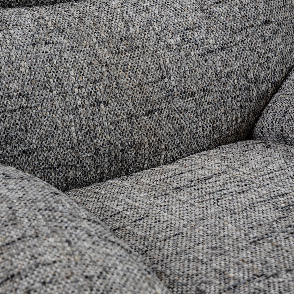 Allman Boucle Chair with ottoman