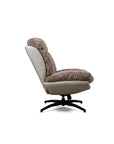 Bob Segar Boucle Chair with ottoman