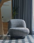 Eden End Swivel Sofa - Dark Grey