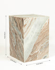 Opalstone Accent Cube table