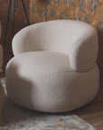 Marshmallow Dew Boucle Sofa - White