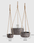 Sobal Hanging Pot set of 3
