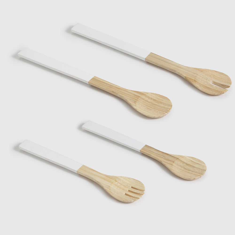 Luna Spun Serves set of 4 White - Set of 4 White