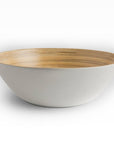 Venus Bamboo Bowls White set of 3 - Living Shapes