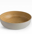 Sahaya Bamboo Bowls White set of 3 - Living Shapes