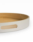 Flo Bamboo Trays Set of 3 White - Living Shapes