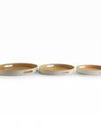 Flo Bamboo Trays Set of 3 White - Living Shapes
