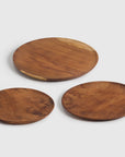 Mosaic Wood Plates set of 3 - Living Shapes
