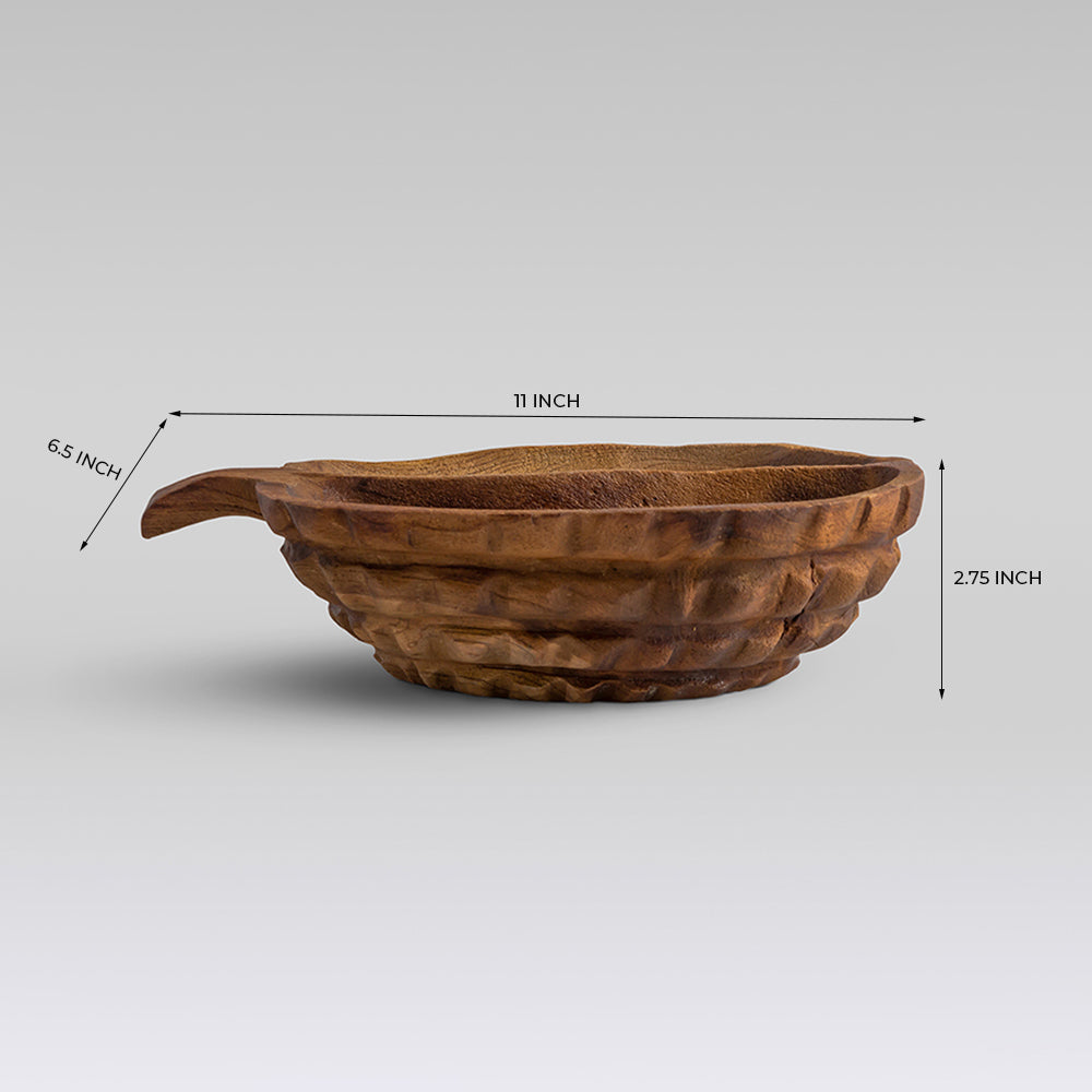 Lava Oval Bowl