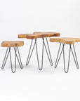 Nori Table Wood set of 3