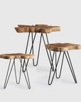 Nori Table Wood set of 3 - Living Shapes