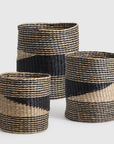 Mulan Seagrass Basket set of 3 - Living Shapes