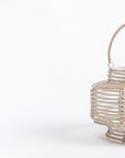 Rose Rattan Lantern