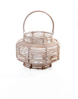 Rose Rattan Lantern - Living Shapes
