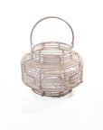 Rose Rattan Lantern - Living Shapes