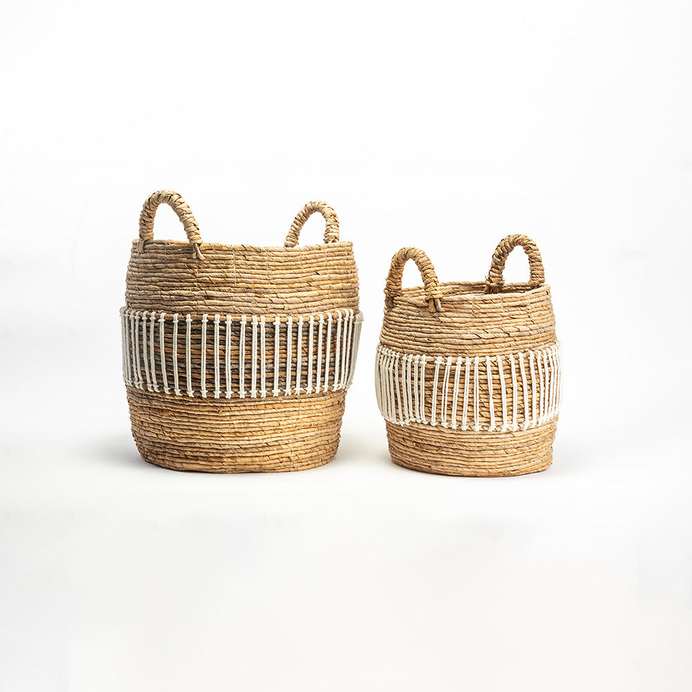 Pearl Perch Basket Set of 2