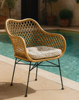 Justin Gel Semi Outdoor Chair