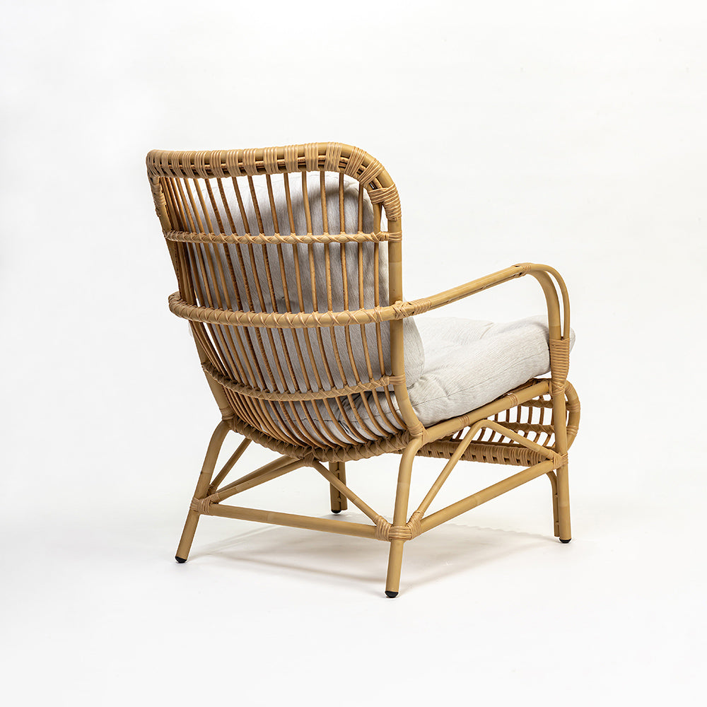 Alu Rattan Wizards Choice Sofa Chair with Synthetic Wicker