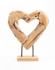 Love Knot Teakwood Sculpture