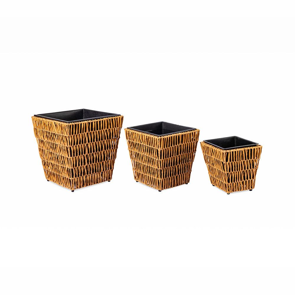 Meadow Bloom Planter Set Of 3 Pcs (7869611868350)