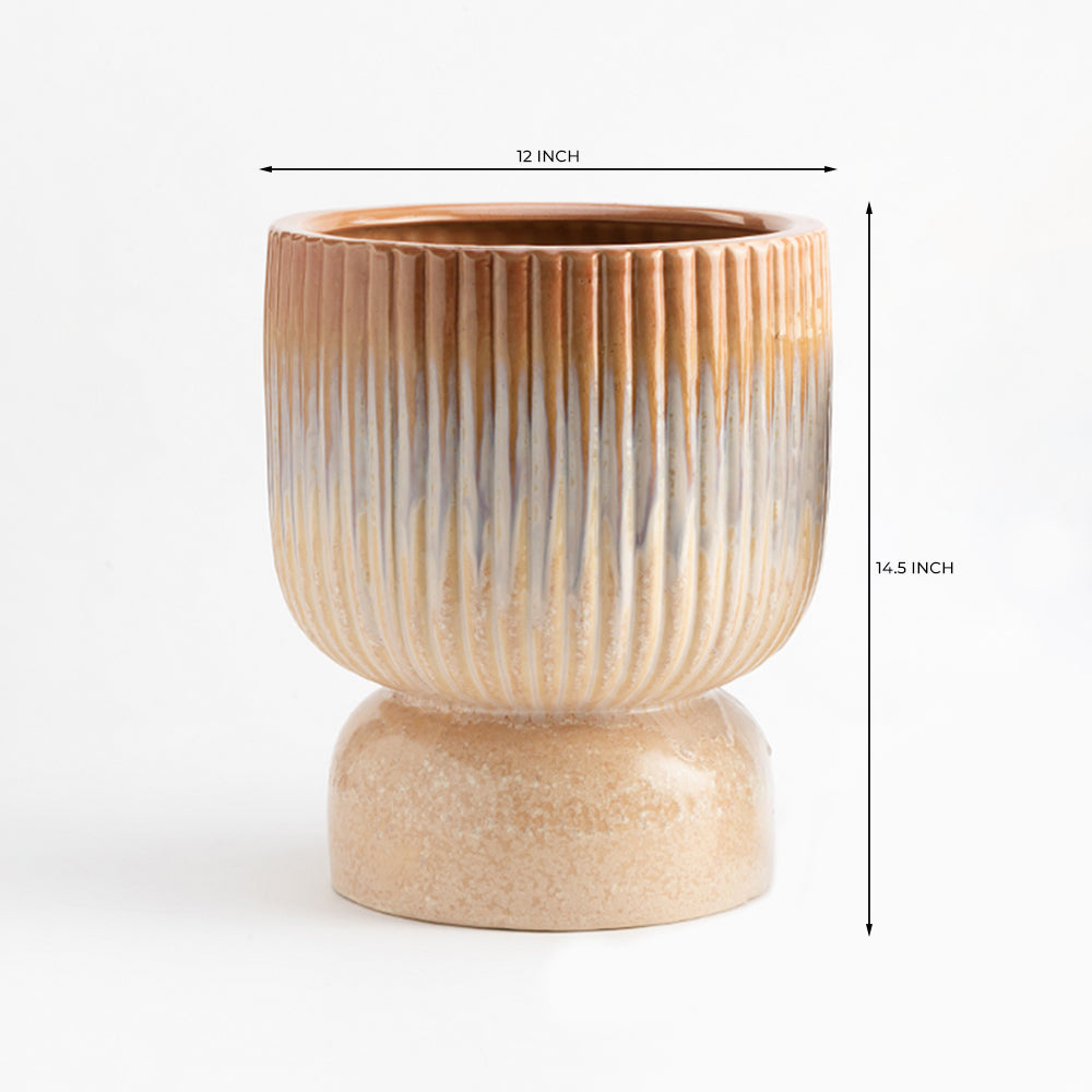 Birch Haven & Cedar Glen Ceramic Pot - Big