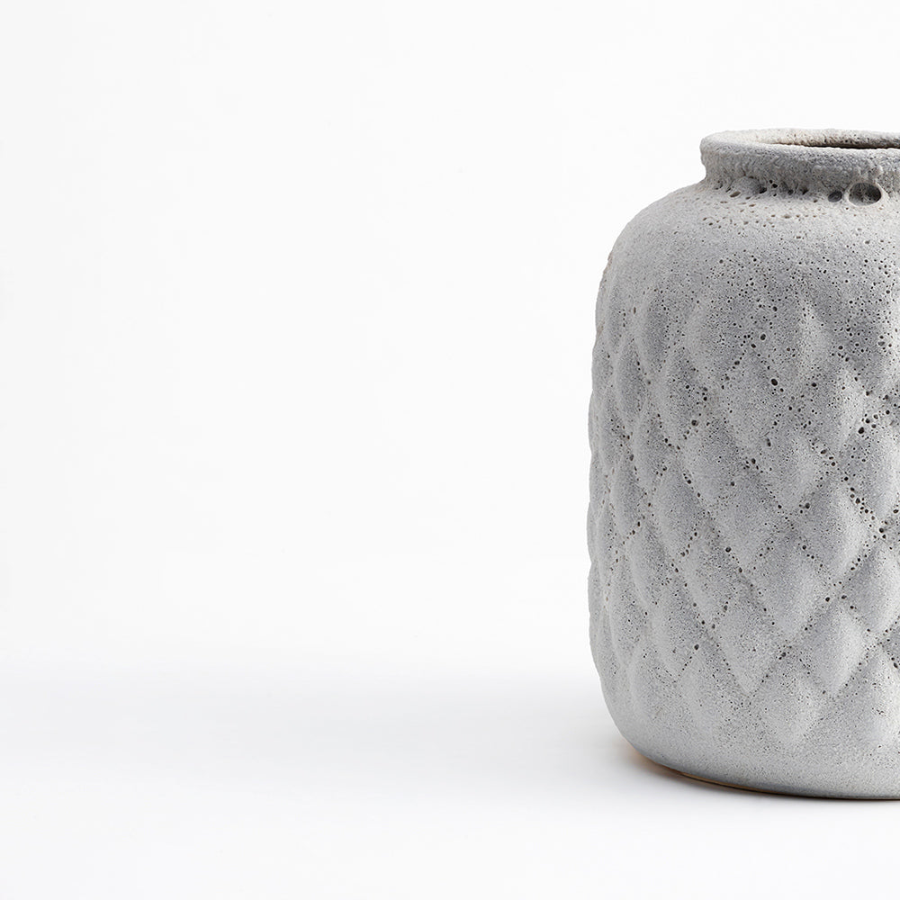 Oak Opulence Ceramic Vase