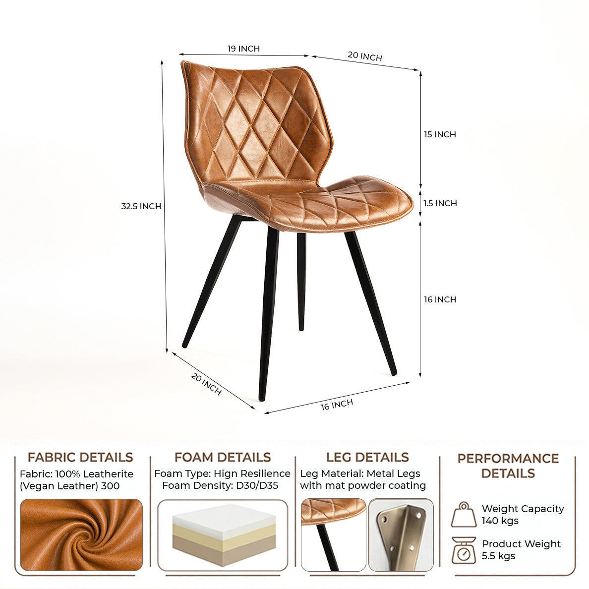 Garden Gate Vegan Dining & Study Chair