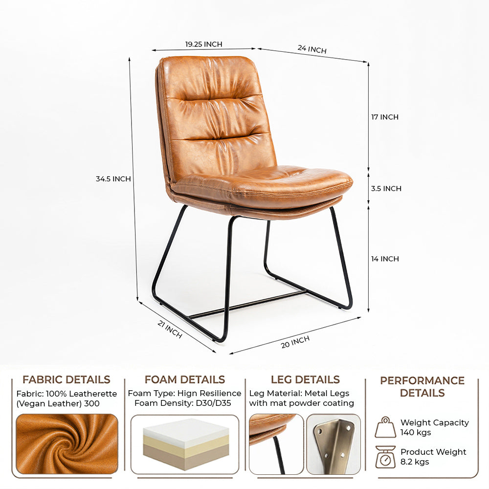Maple PU Dining Chair