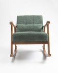 Margaret Wooden Rocking Chair - Dark Green