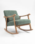 Margaret Wooden Rocking Chair - Dark Green